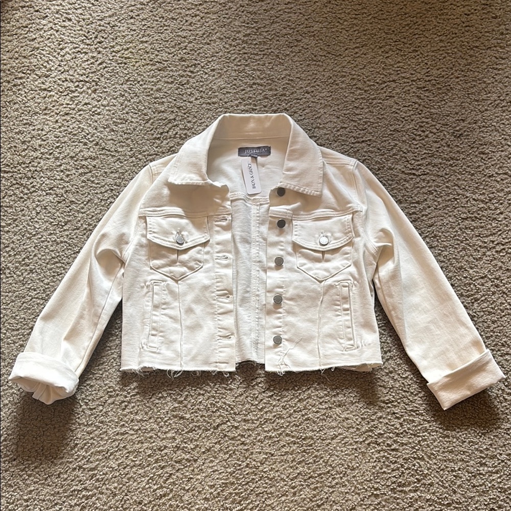 White Denim Jacket